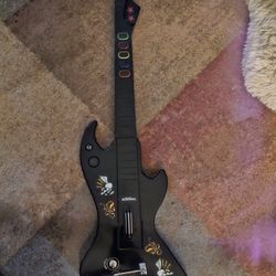 Playstation 3 Ps3 Activision Black Axe Guitar