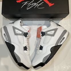 Jordan Retro 4 White Cement 