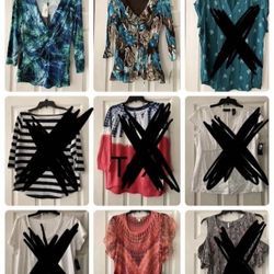 Ladies Shirts/Tops Lot/Group 5 /Large/XL