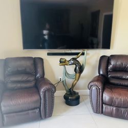 Brown Leather Recliner chair