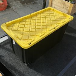 77 Gallon Storage Bin With Wheels 