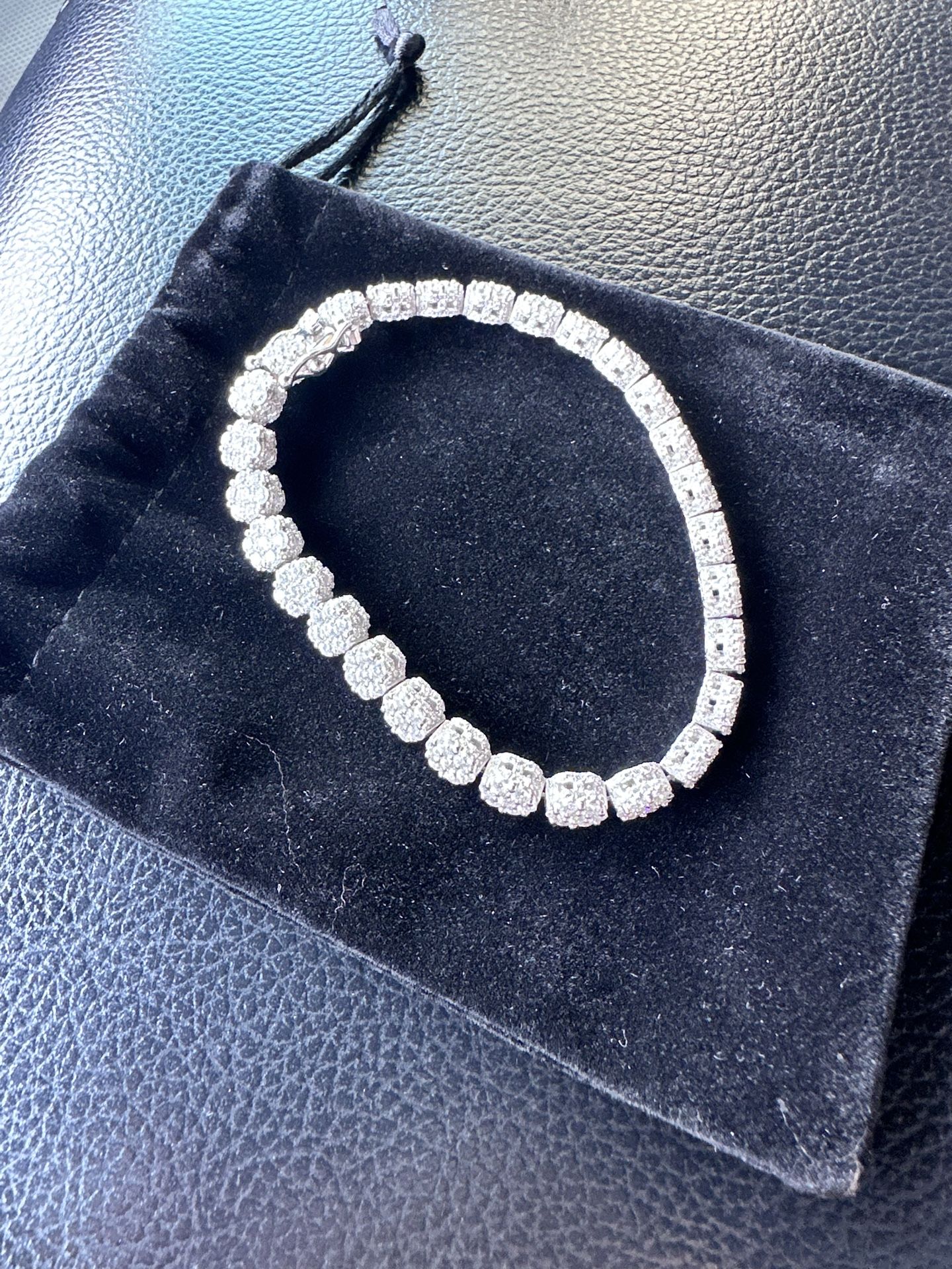 Moisenite Bracelet For Sell! (will Trade For Guitars Or Musical Stuff)