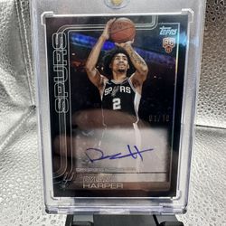 Dylan Harper Topps Auto /10 