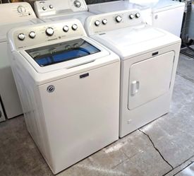 XL MAYTAG WASHER AND GAS DRYER//LAVADORA Y SECADORA,,60 DAYS WARRANTY,,"FREE DELIVERY LOCAL GRATIS."