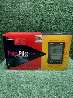 Palm Pilot Professional 1997 PDA & Modem x US Robotics New. 