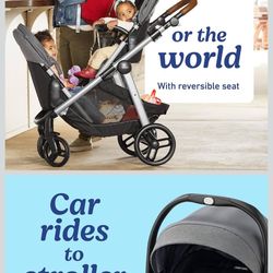 Graco Modes Nest2Grow Travel System Option Of Double Stroller New In Box 