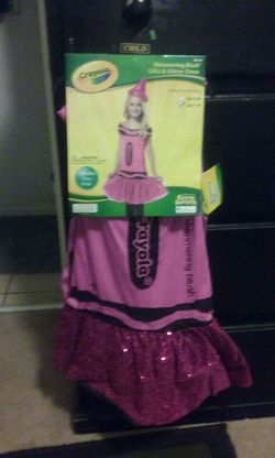 Crayola pink glitz & glitter costumes