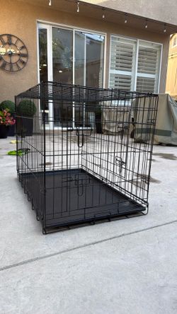 Medium Black Dog Cage