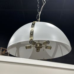 Architha/Russ 5 - Light Unique / Statement Dome Pendant. 15'' H x 25'' W x 25'' D. New open box; inspected.MSRP $360. Our price $198 + sales tax  