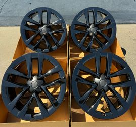 21” Tesla Model S Plaid Arachnid OEM Wheels Gloss Black