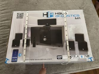 🔥 BRAND NEW – Halo Acoustics M1 Home Theater System (2600W) 🔊