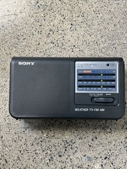 Sony - Weather/FM/AM/TV Radio