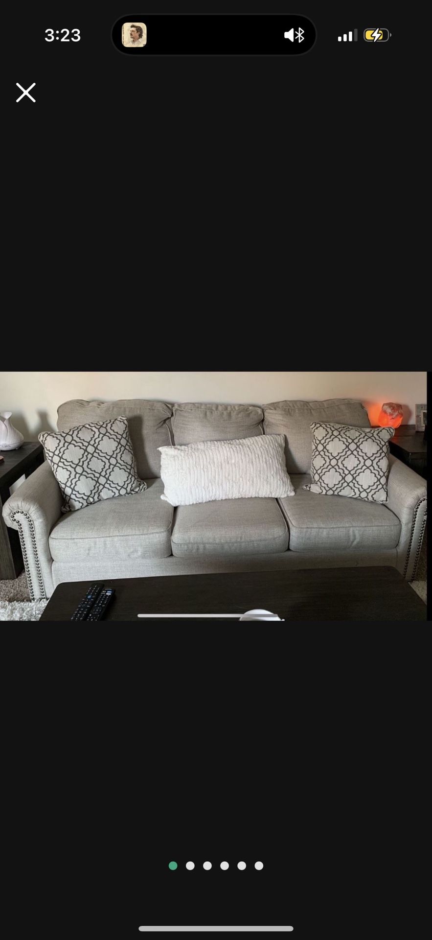 Couch With Full Size Pull Out Bed (delivery available)
