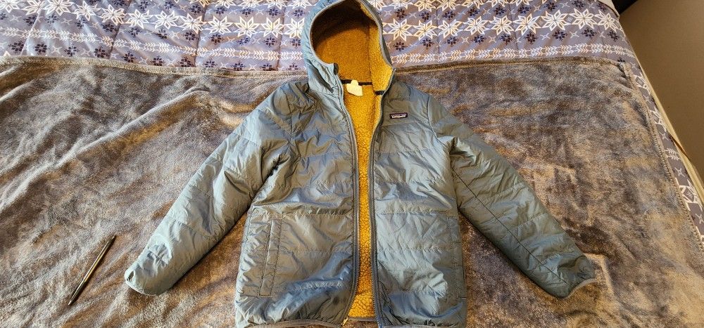 Kids Patagonia Reversible Fleece Zip Up