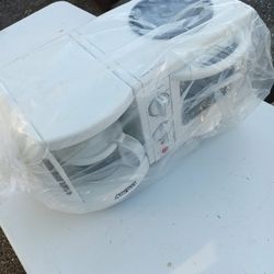 Like New Coffee Maker Toaster Egg Cooker Combo Small Dent On Back Works Great