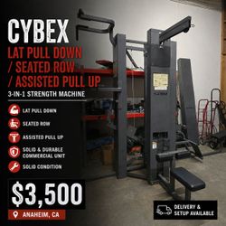 Cybex Lat Pulldown / Seated Row / Assisted Pull-Up Dip Commercial Gym Equipment
