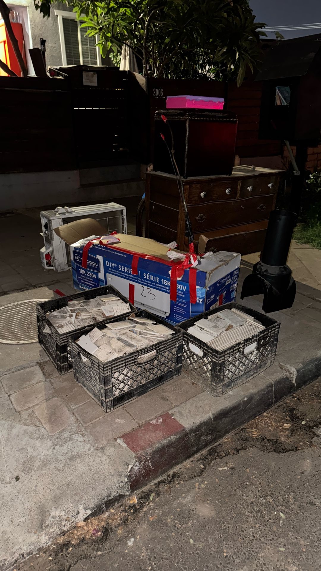 Free 3 Crates Of White Tile 