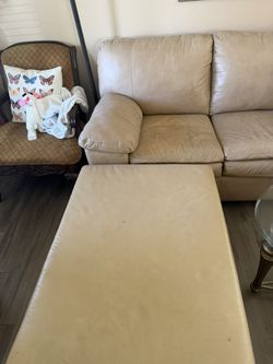 Sofa And Glass coffee Table Set