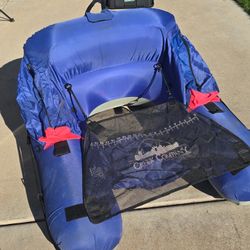 U-Boat 2000 Float Tube by The Creek Company Green Gray Orange Fishing Bass Trout