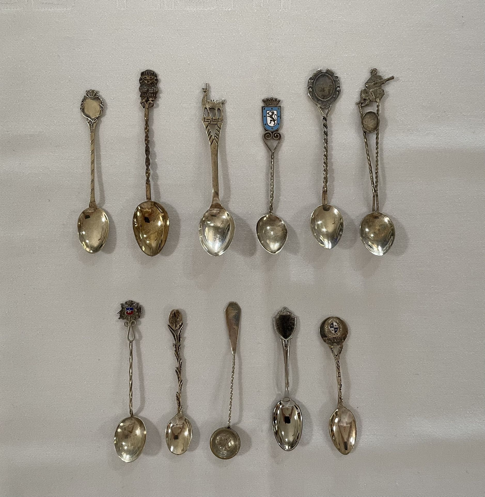 Vintage Collectible Silver Spoons