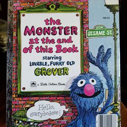 Little Golden Book#108-53 The Monster at the End of this Book