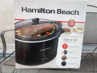 10 quart Hamilton Beach slow cooker