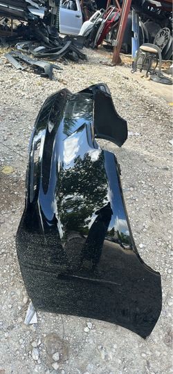 2017-2023 PORSCHE PANAMERA REAR BUMPER COVER W/ PARK SENSORS ASSEMBLY BLACK OEM