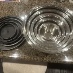 10 Piece Stainless Steel Mixing Bowls 