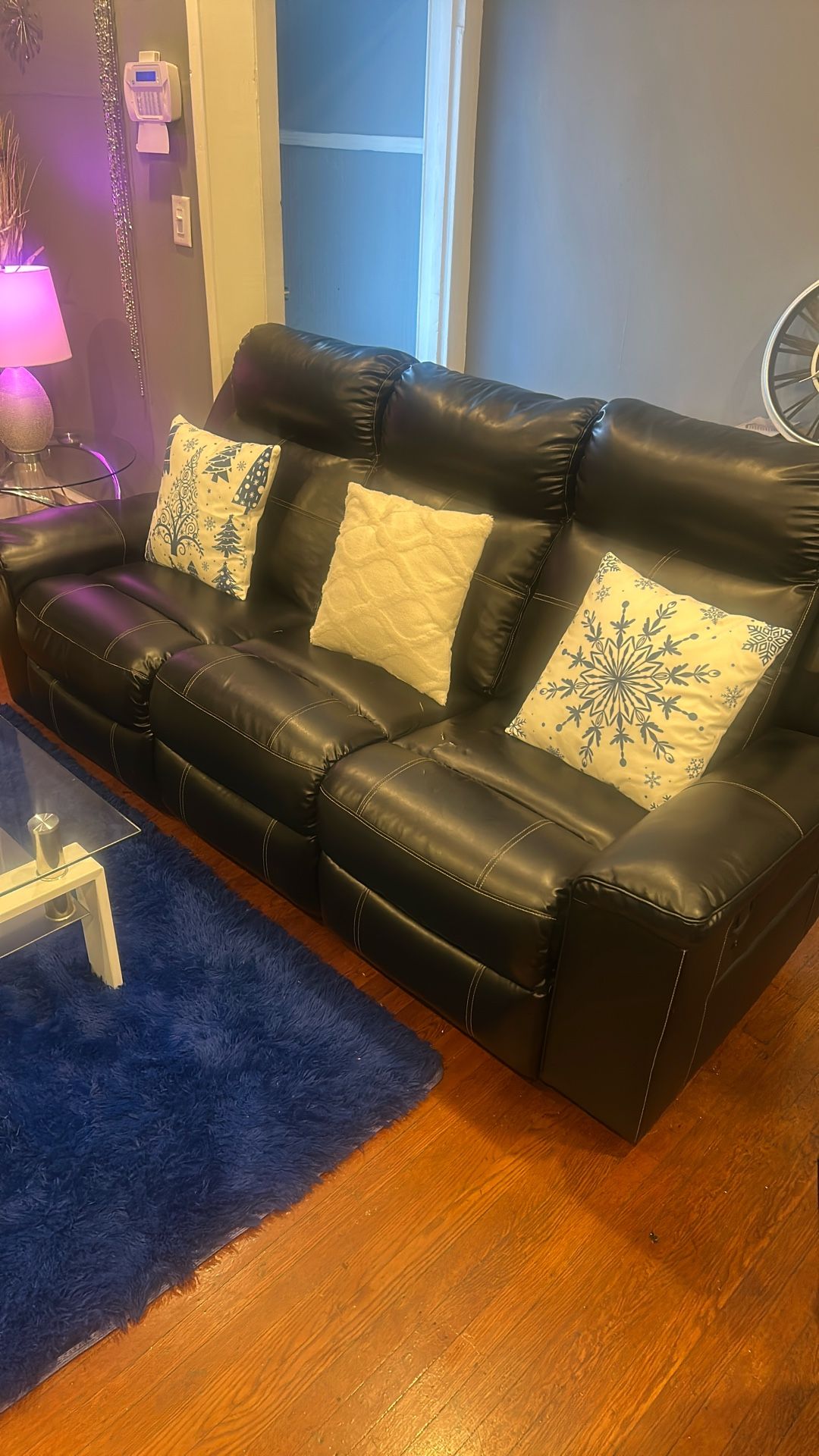 Black Leather Recliners $400 Or Best Offer