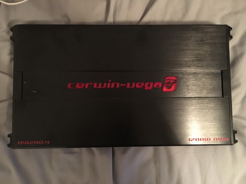 Cerwin Vega H41200.4 1200W amplifier 4 Channel Auto Car 1200 watt for Subwoofer Speakers Audio