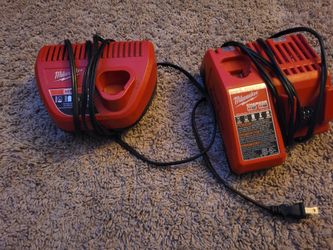 2 Milwaukee Battery Chargers