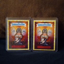 2019 GPK REVENGE OF OH THE HORROR-IBLE Elvira Yellow Parallel Set #13a/13b of 15