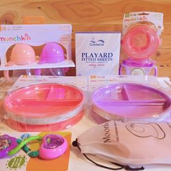 15-Piece Pink and Purple Infant/Toddler Bundle