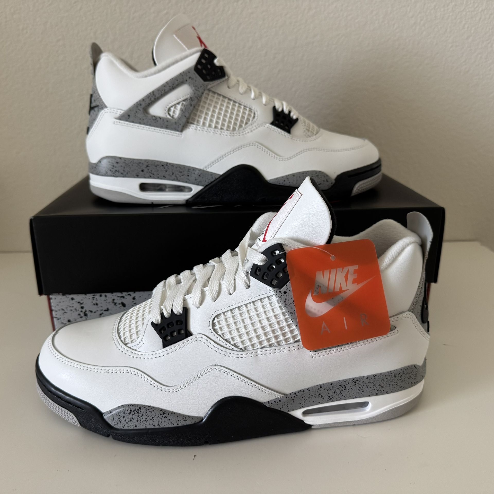 Jordan 4 Retro White Cement (2025) Size 11.5 & 12