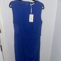 Royal Blue Midi Dress 