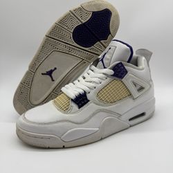 Nike Air Jordan 4 Retro Mid Purple Metallic СТ8527-115 Men’s Size 9.5