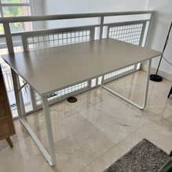 Beige Desk In Great Condition