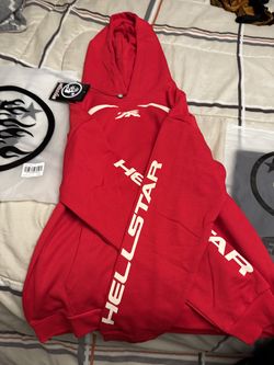 Red Hellstar Hoodie- large