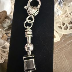 Sterling silver Bracelet With All Charms And Spacers Included 7 3/4  To 8 In