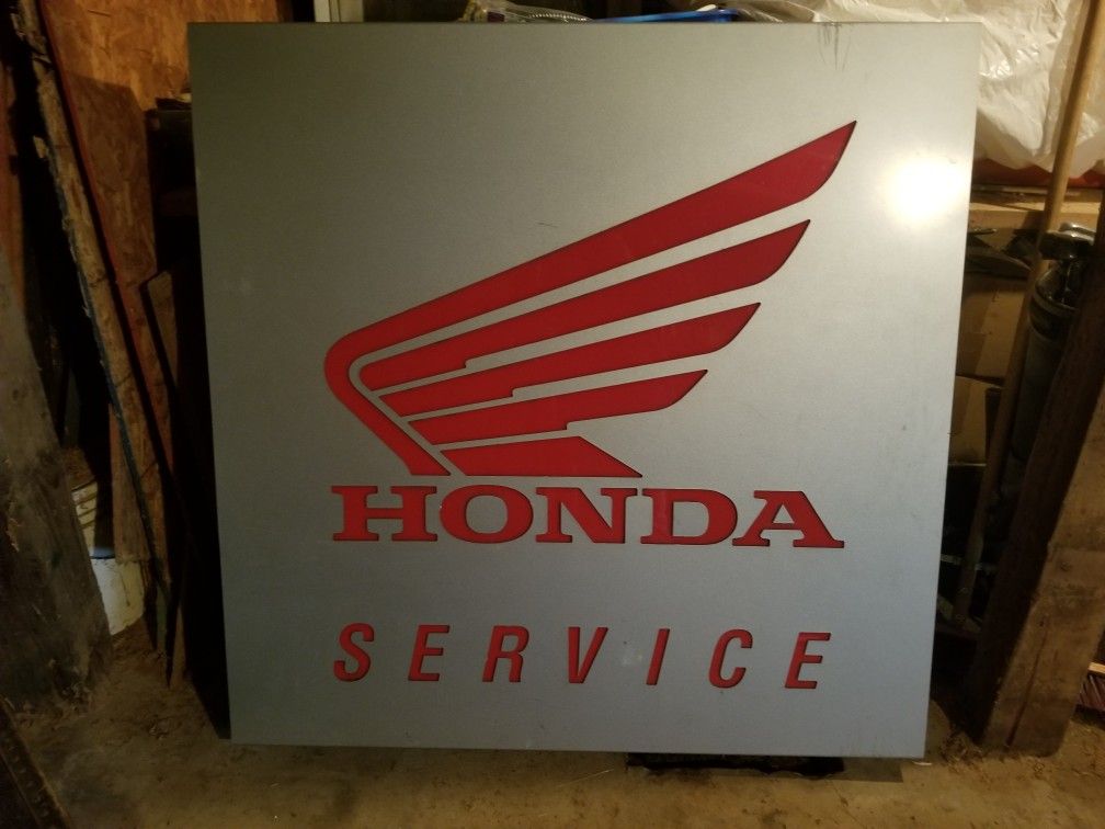 Original Honda Dealership Light Up Sign
