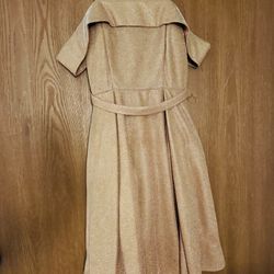 homecoming dress size xs gold 