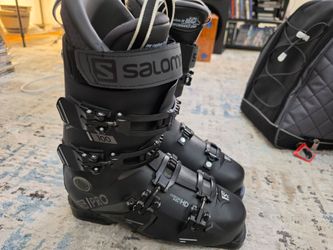 Salomon S/Pro 100 Ski Boots – Size 27.5 (318mm BSL) – Custom Shell HD – GripWalk