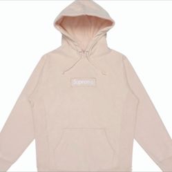 Supreme peach box logo hoodie size SMALL 