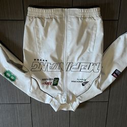 Motor racing leather jacket