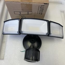 LED Security Lights with Motion Sensor Light For Outdoor - 5000K Daylight - 4500 Lumen - 110 Volts - Black