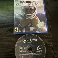 Madden 24 Ps5 And Ghost Recon 