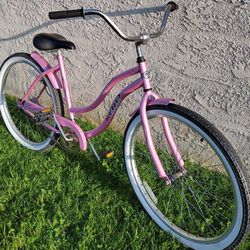 Women's Pink Kent City 26 Beach Cruiser Bike Bicicleta 