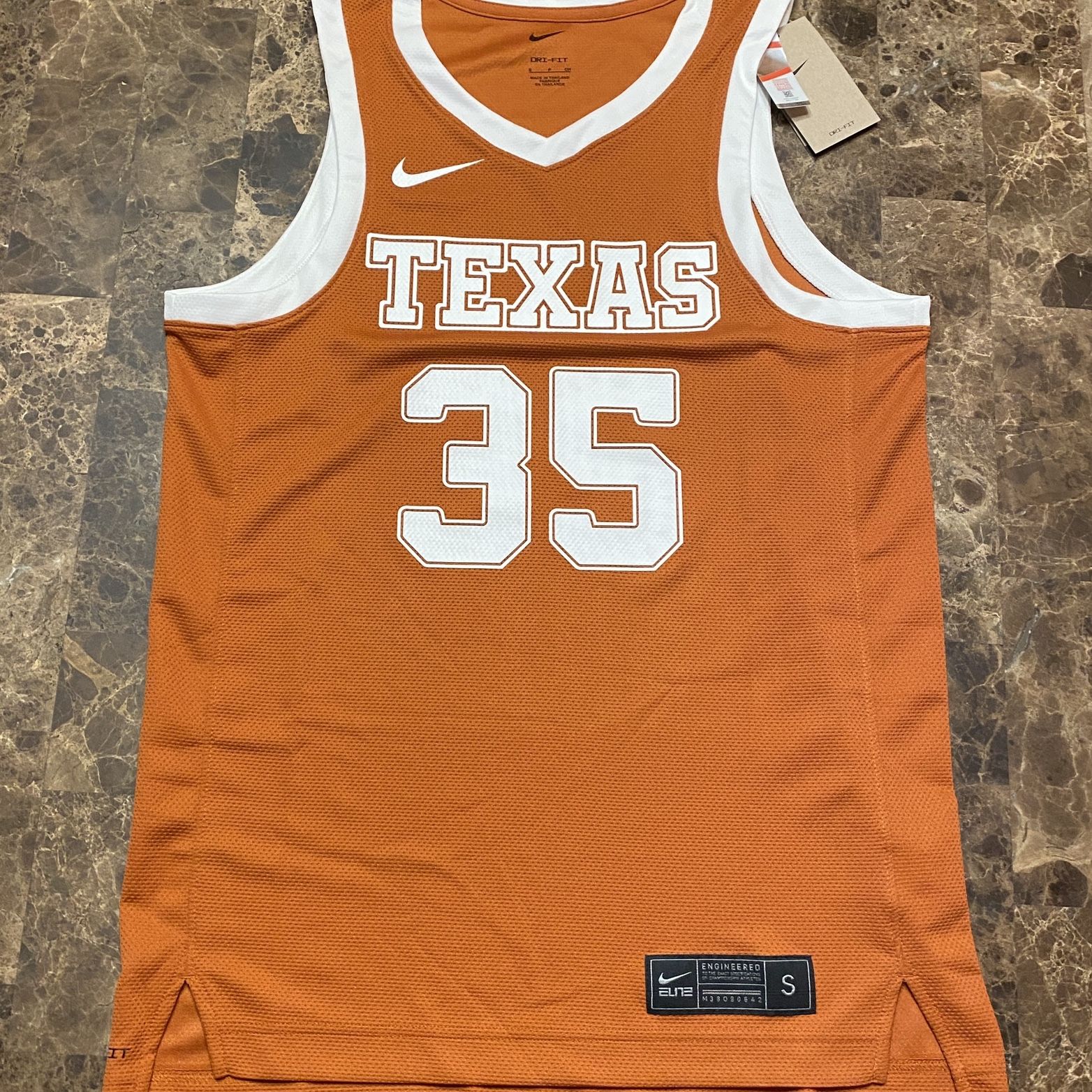 Nike Texas #35 Basketball Jersey