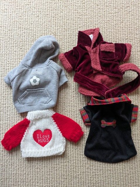 XS Dog Clothes - Sweaters, Robe, Shirt