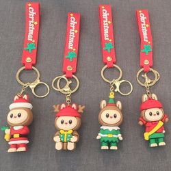 Christmas Labubu Keychains